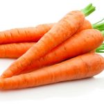 Fresh Carrots Isolated On A White Background